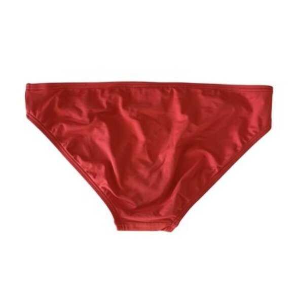 Michael Michael Kors Classic BikiniSwim Bottoms Size M Ruby Orange $54 NWT - Picture 2 of 3